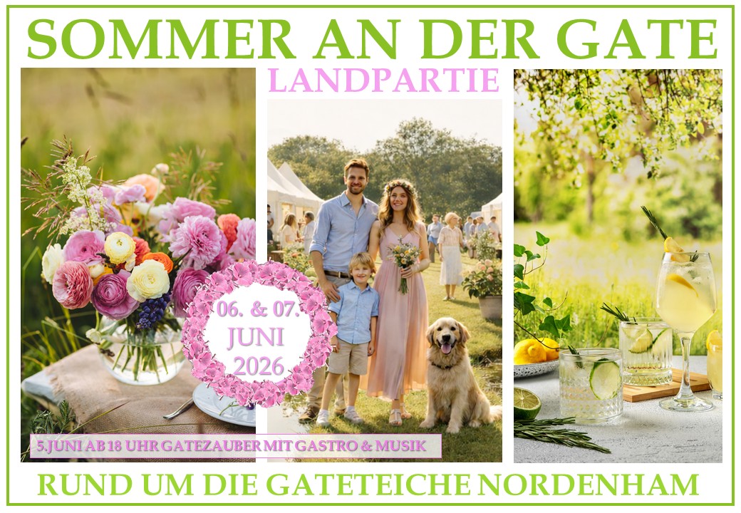 Sommer an der Gate Plakat