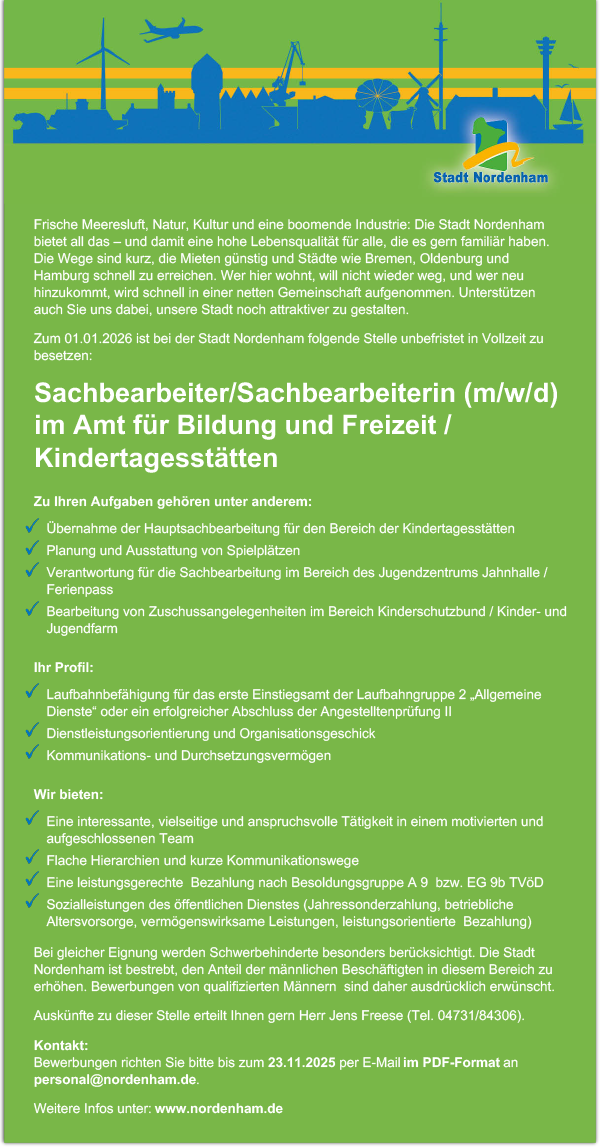 stellenanzeige vertretungskraefte